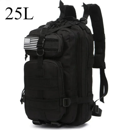 25L/50L Tactical Molle Backpack for Hiking, Camping & Outdoor Travel