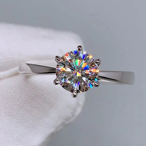 Huitan Classic and Simple Engagement Rings for Women