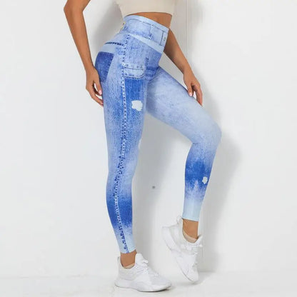 Rooftrellen Women's High-Waist Seamless Jeggings