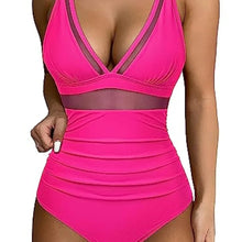 Solid One-piece Swimsuit