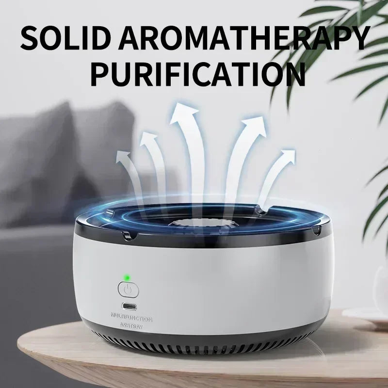 Multifunctional USB Rechargeable Smokeless Electric Ashtray