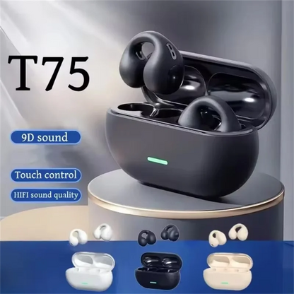 T75 TWS Touch Control Wireless Headphones