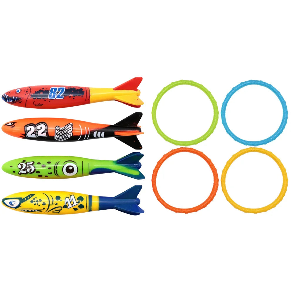 Creative Throwing Diving Torpedo Water Ring