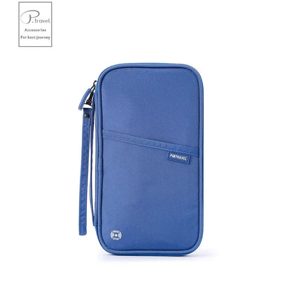RFID Blocking Family Travel Passport Wallet – Crossbody Document & Ticket Organizer Bag