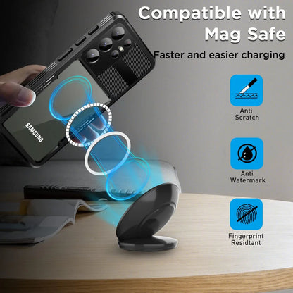 IP68 Waterproof Heavy-Duty Case for Samsung Galaxy S23 Series – MagSafe Compatible Full-Body Cover