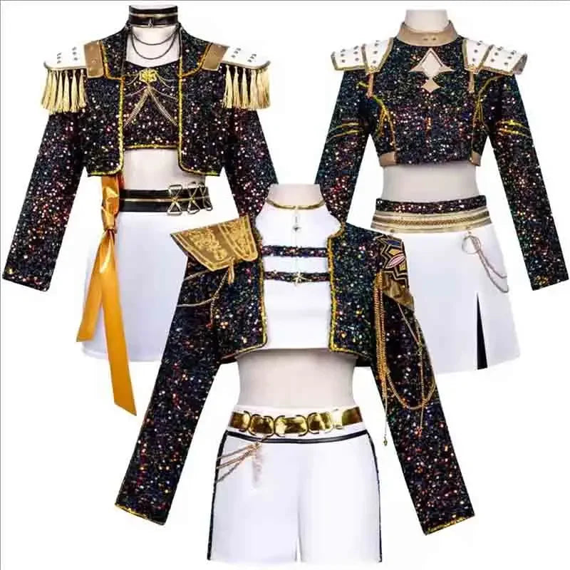Anime K-Pop Demon Hunters Cosplay Costume Set