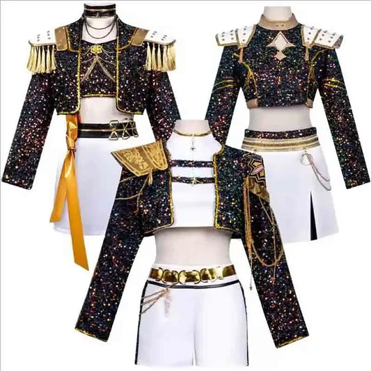 Anime K-Pop Demon Hunters Cosplay Costume Set