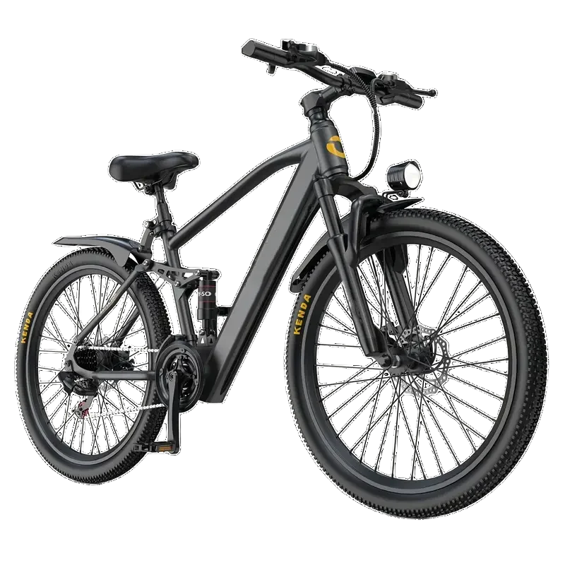 Electric Bicycle 36V Lithium Battery 500W Peak Motor 21-Speed Gear System - Eco-Friendly Transport