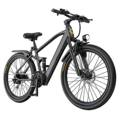 Electric Bicycle 36V Lithium Battery 500W Peak Motor 21-Speed Gear System - Eco-Friendly Transport