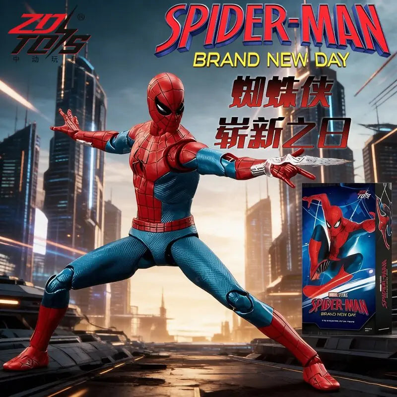 ZD Toys Spider-Man "Brand New Day" 1/10 Scale Action Figure – 18cm Collectible Model