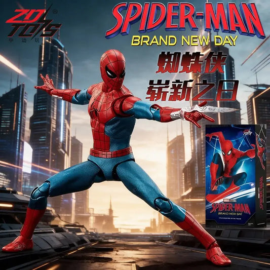 ZD Toys Spider-Man "Brand New Day" 1/10 Scale Action Figure – 18cm Collectible Model