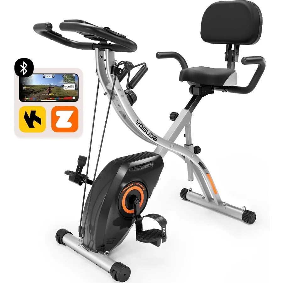 Folding Exercise Bike for Home Gym Workout