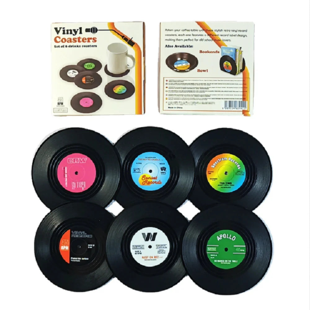 Vinyl Record Table Mats Drink Coaster