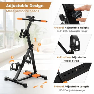Hand Arm Leg Knee Physical Therapy Exercise Bike with Monitor
