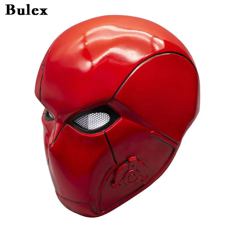 Red Hood Full-Head Cosplay Mask & Helmet