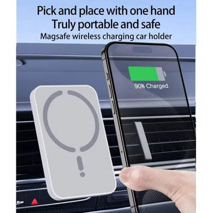 100W Magnetic Wireless Car Charger Air Outlet Phone Holder