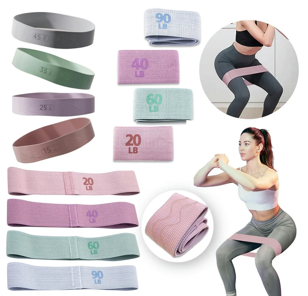 Elastic Resistance Anti-Slip Squat Expander Bands