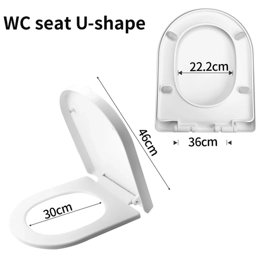 Quiet-Close Heavy Duty Bidet Toilet Seat with Quick Release
