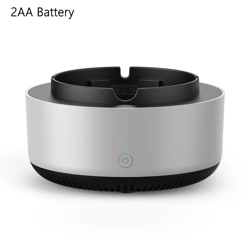 Smart Smokeless Air Purifier Ashtray - Anion Filtration & Aromatherapy Dispenser