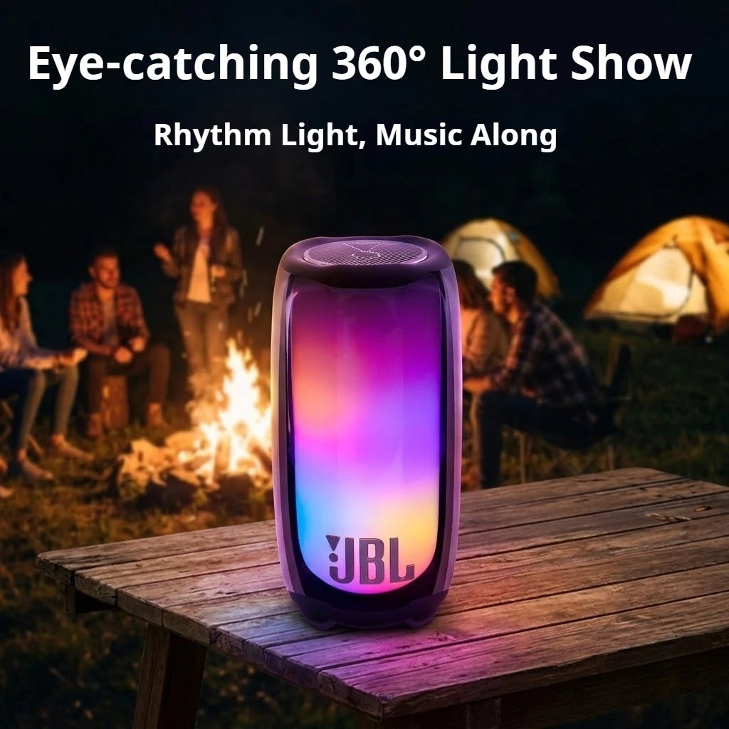 JBL Pulse 5 Portable Wireless Bluetooth Speaker with 360° RGB Light & Deep Bass