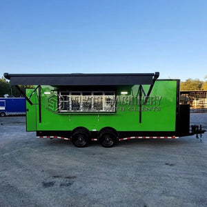 Food Trailer With Cooking Equipment Taco Bbq Mobile Food Cart for Sale Europe