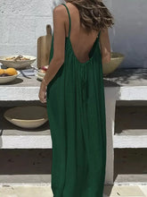 Loose Backless Summer Dress