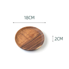 Round Wooden Dinner Plates