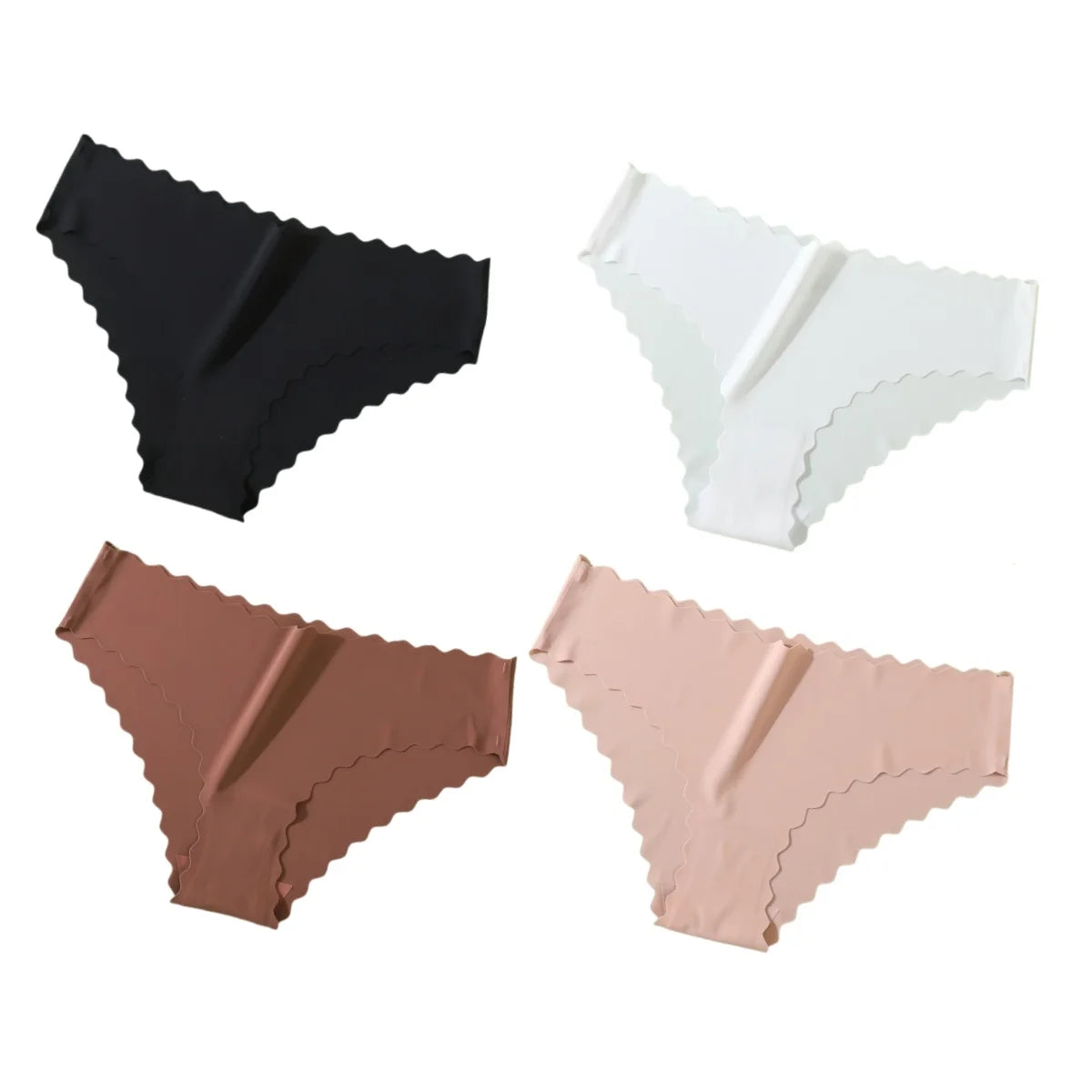 4Pcs Seamless Low Rise Briefs