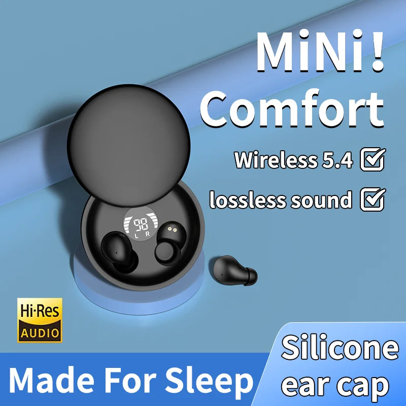SK26 Bluetooth 5.4 Wireless Small Invisible Earbuds