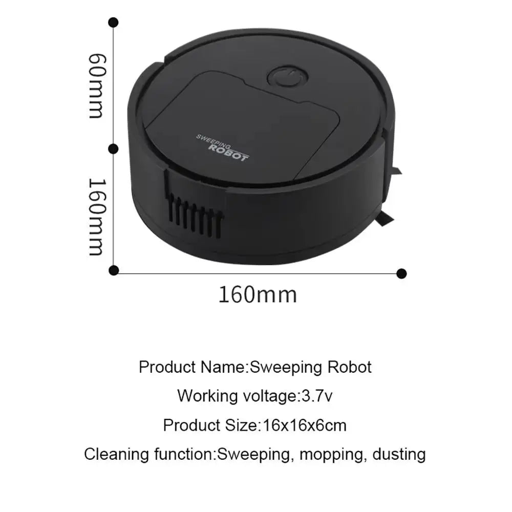 Intelligent Auto Boost Night Mode Thin Design Three-in-one Automatic Sweeping Robot Vacuum/Mop