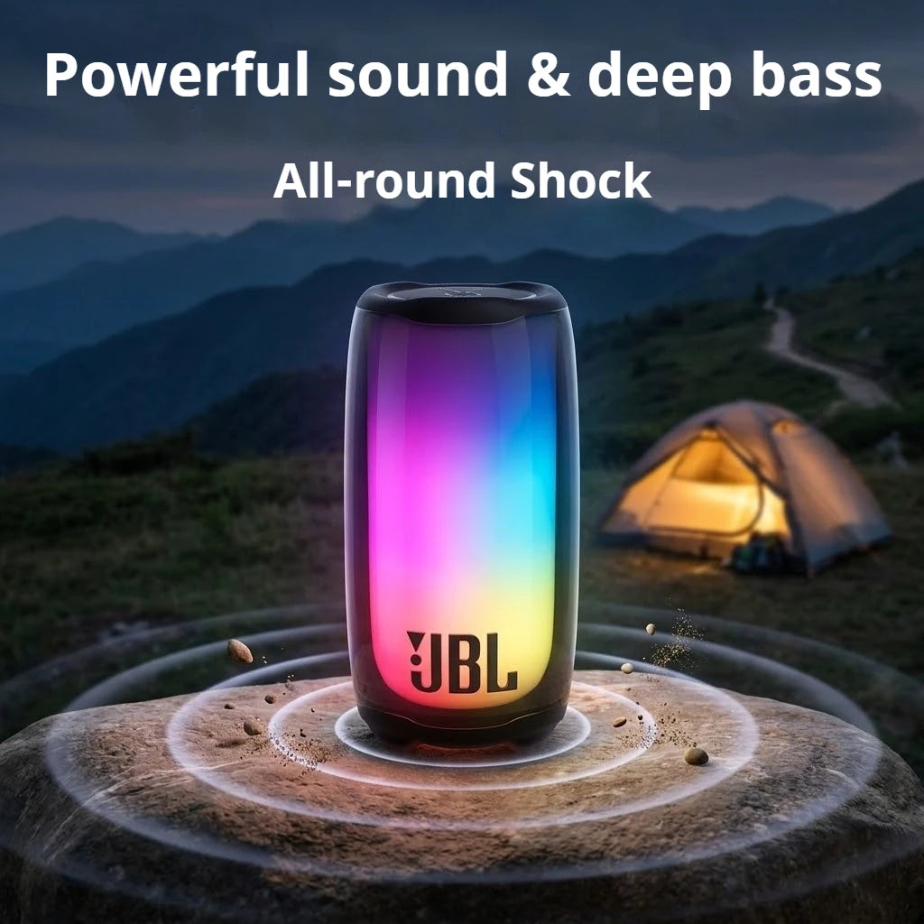 JBL Pulse 5 Portable Wireless Bluetooth Speaker with 360° RGB Light & Deep Bass