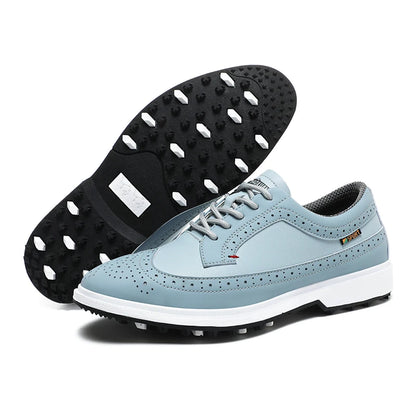 Leather Non-Slip Waterproof Golf Shoes