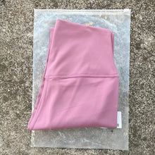 Solid Color High Waist Leggings with Pocket