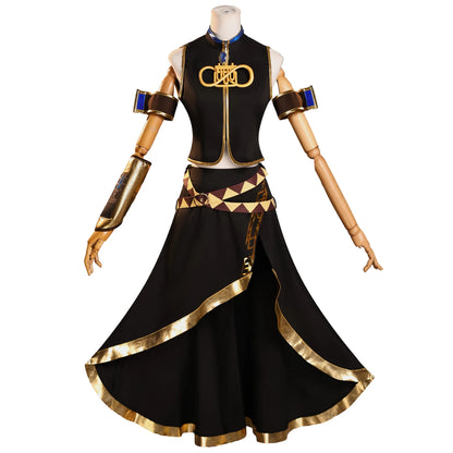 Anime Megurine Luka Cosplay Costume Set - Vocaloid Halloween & Convention Party Dress