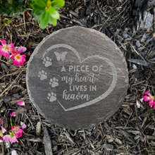 A Piece of My Heart Lives In Heaven Pet Memorial Stone