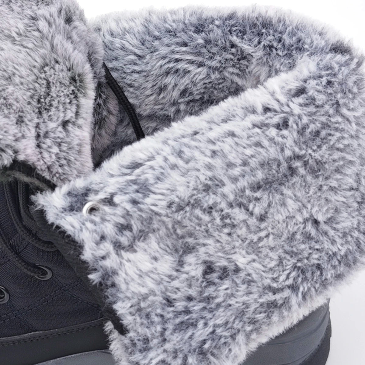 PUAMSS Men's Outdoor Winter Fleece-Lined Canvas Boots