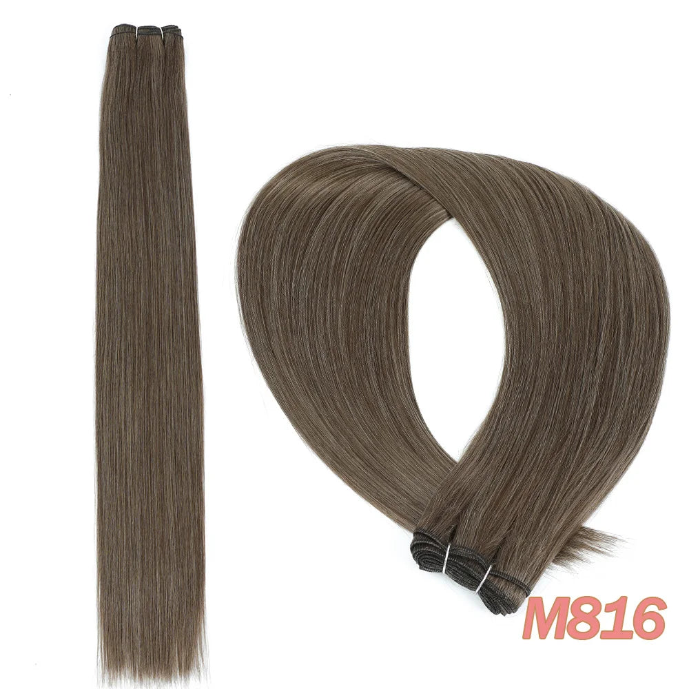 Bone Straight Synthetic Hair Bundles