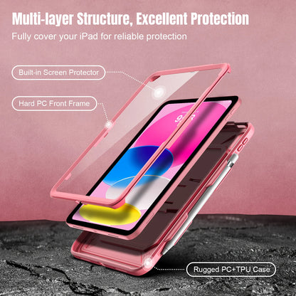 Heavy-Duty Shockproof iPad Case with Screen Protector & Kickstand