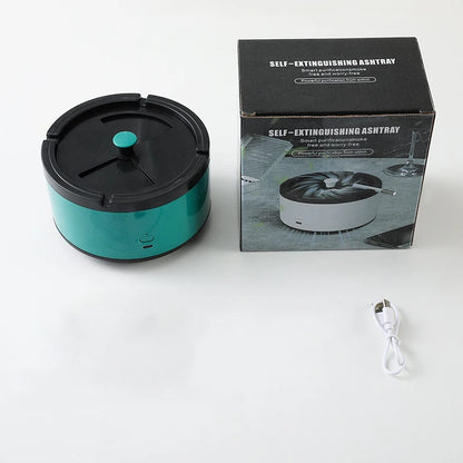 Smart Smokeless Air Purifier Ashtray - Anion Filtration & Aromatherapy Dispenser