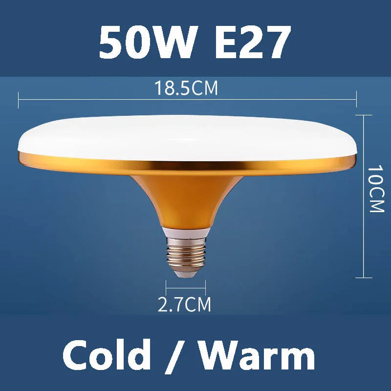 Super Bright E27 LED UFO Bulb (15W – 60W)