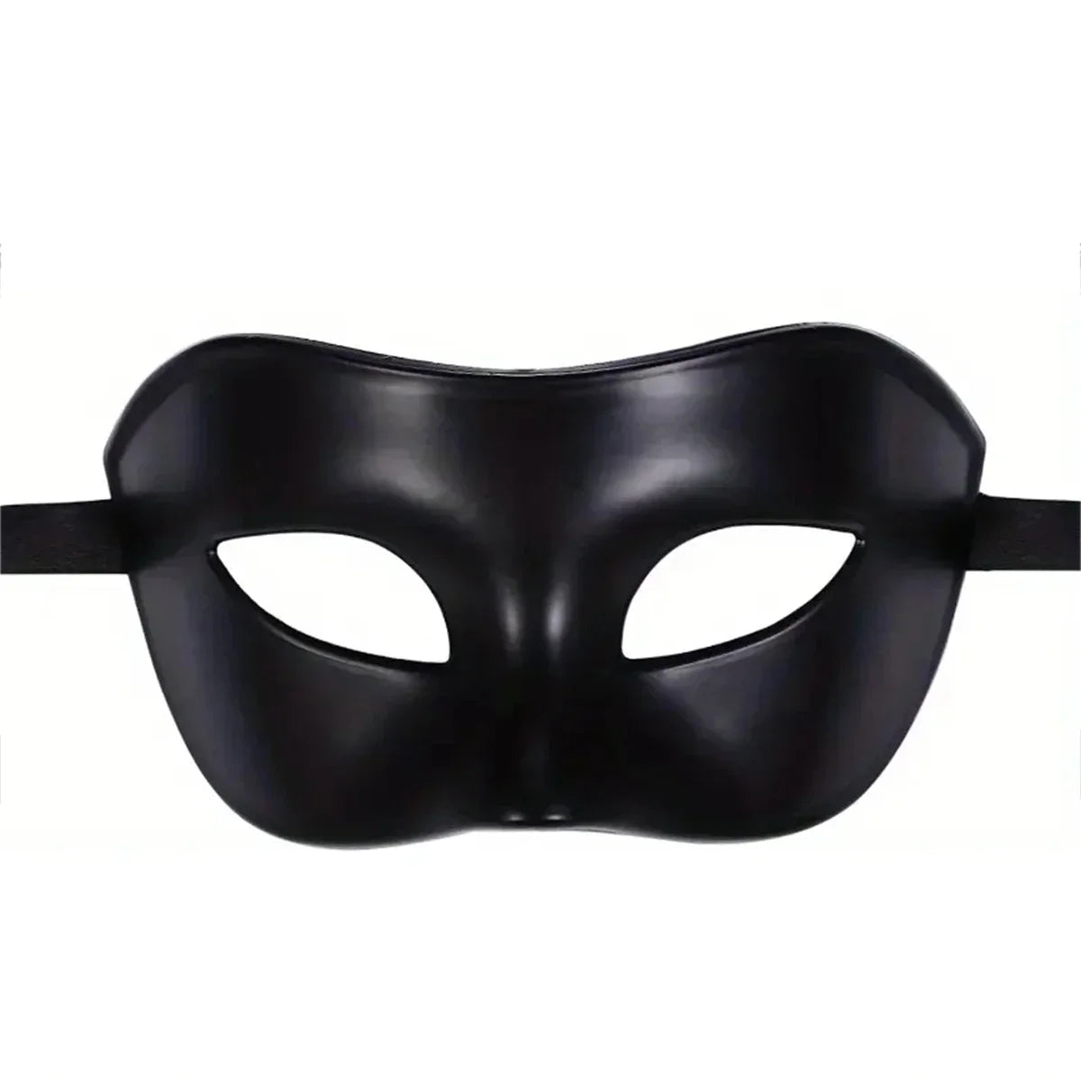 Elegant 2-Piece Black Lace Masquerade Mask Set