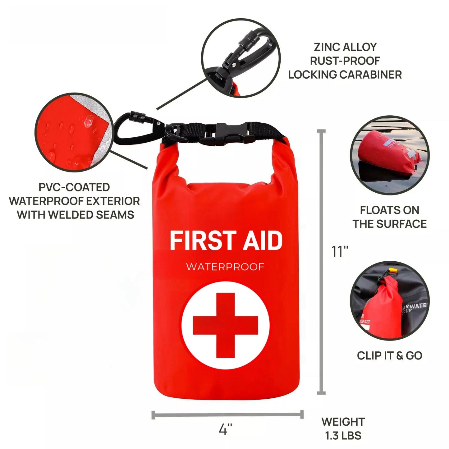 2L Waterproof First Aid Bag
