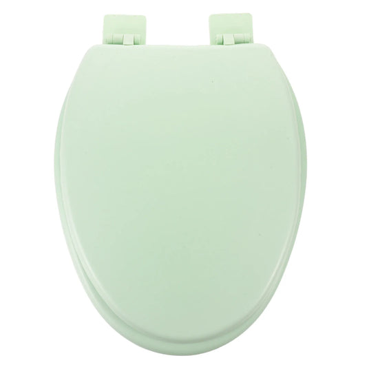 Soft Close Oval Toilet Seat Light Green Noise Free