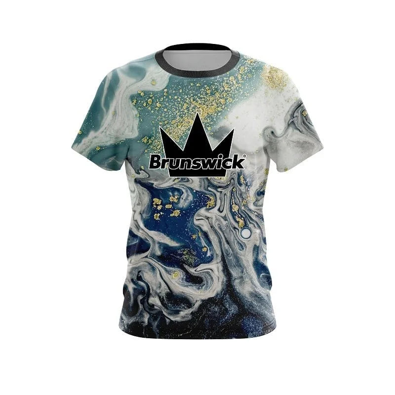 Brunswick Floral Garden Gnome Performance Bowling Jersey