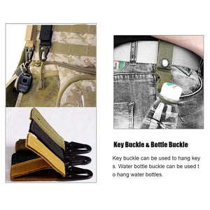 Aluminum Alloy Quick Release Pluggable Buckle Elastic Belt