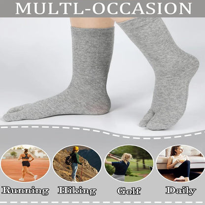 Unisex Japanese Style Cotton Tabi Two-Finger Socks