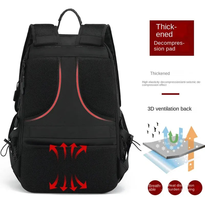 Large Capacity Waterproof Travel & Business Laptop Backpack (50L/60L/80L)