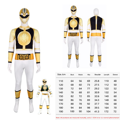 Unisex Power Rangers Superhero Cosplay Costume – Full Body Zentai Jumpsuit & Mask Set