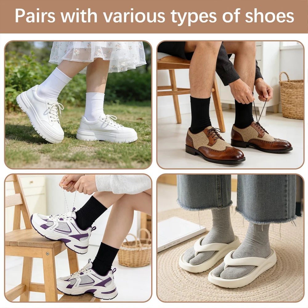 Women's Japanese Split-Toe Tabi Crew Socks