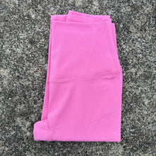 Solid Color High Waist Leggings with Pocket